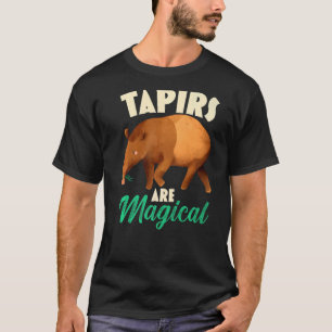 Tapirs Are Magical Wildlife Animal Zookeeper T-Shirt