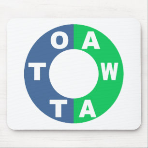 Tapis de souris blanc Top design OTTAWA Mouse Pad