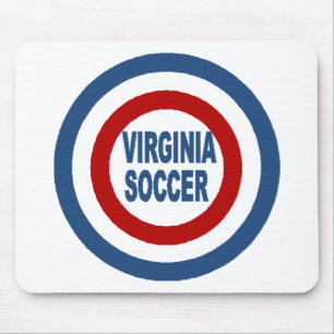 Tapis de souris blanc VIRGINIA SOCCER Mouse Pad
