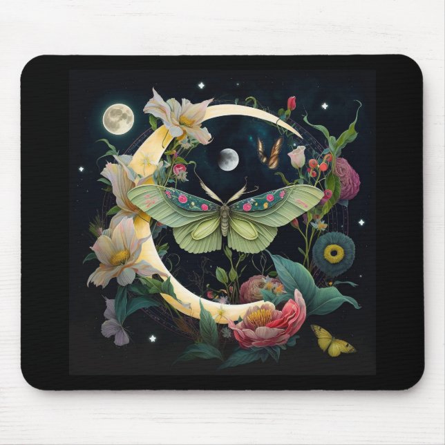 Tapis de souris -  Papillon de nuit Mouse Pad (Front)