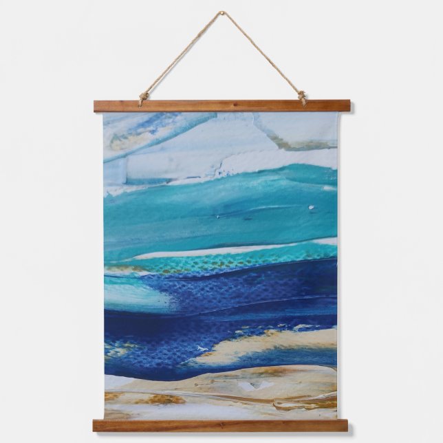 Tapiz Blue Monticelli art  Hanging Tapestry (Front)