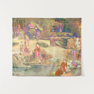Tapiz Japanese Garden II / Washed Edition Tapestry