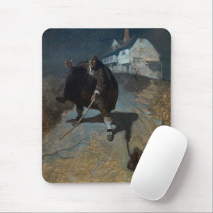 Tapping up and down the road in a frenzy by Wyeth Mouse Pad