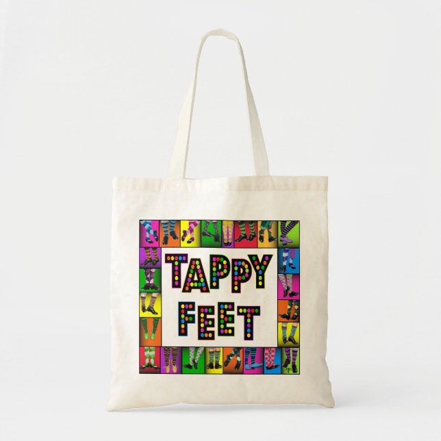 Tappy Feet - Tap Dance Tote (Front)