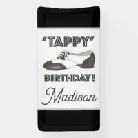 'Tappy' Happy Birthday Bday Tap Dance Shoe Party