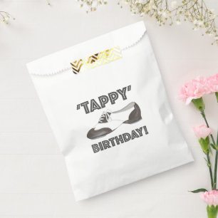 Tappy Happy Birthday Bday Tap Dance Tapdance Shoe Favour Bag