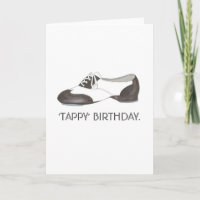 Tappy Happy Birthday Dance Teacher Tap Shoe Dancer