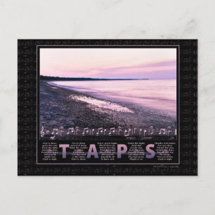 Taps Memorial Postcard