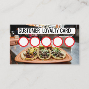 TAQUERIA - CUSTOMER LOYALTY CARD