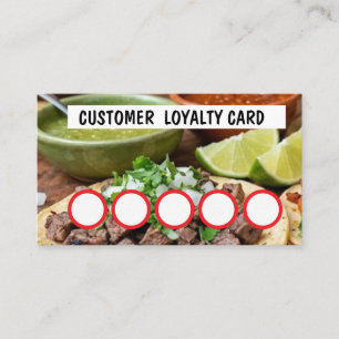 TAQUERIA - CUSTOMER LOYALTY CARD