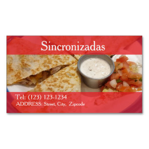 taqueria services editable business card