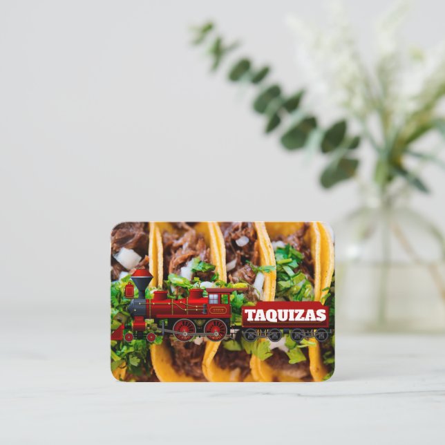 Taquizas Calling Card (Standing Front)