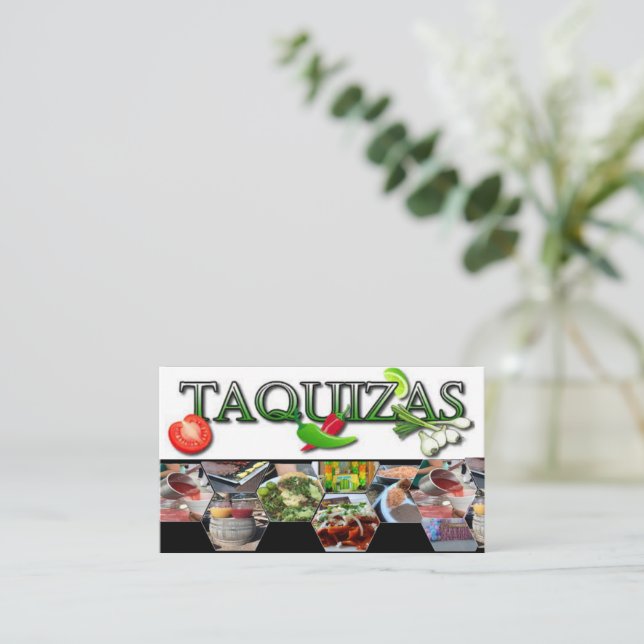 Taquizas Calling Card (Standing Front)