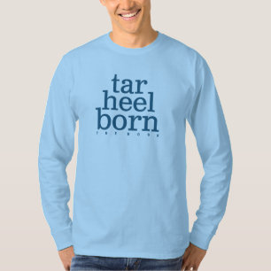 Tar Heel Born T-shirt Longsleeved Carolina Blue