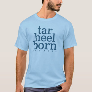 Tar Heel Born T-Shirt: Short Sleeved Carolina Blue T-Shirt