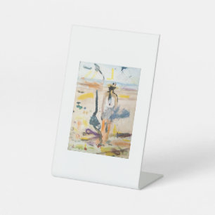 Tar & Pop-tops Abstract Texas Hankamer Artjunkhaus Pedestal Sign
