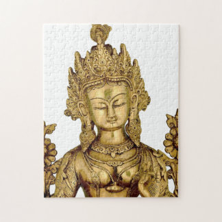 Tara Buddha Buddhist Goddess Yoga Tibet Art Peace Jigsaw Puzzle