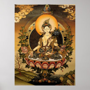 Tara Female Buddha Bodhisattva Jetsun Dolma Poster