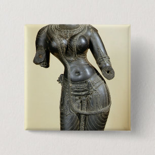 Tara, Nalanda, Bihar, Pala dynasty (stone) 15 Cm Square Badge