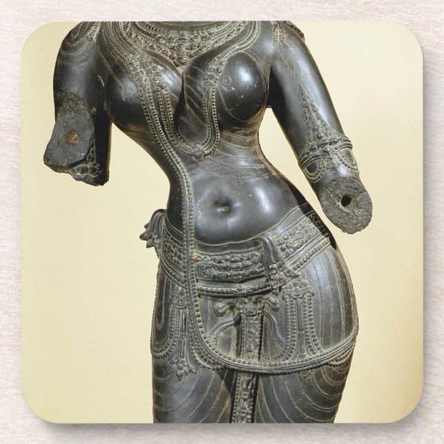 Tara, Nalanda, Bihar, Pala dynasty (stone) Coaster (Front)