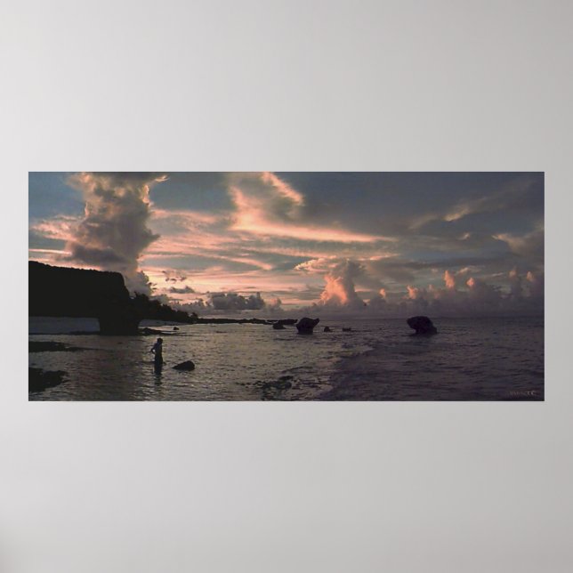 Tarague Sunset Poster (Front)