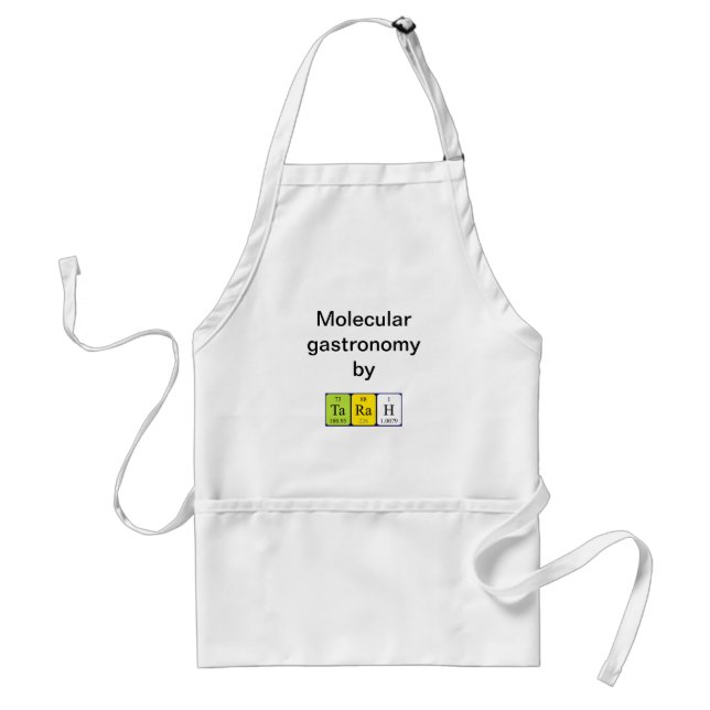 Tarah periodic table name apron (Front)