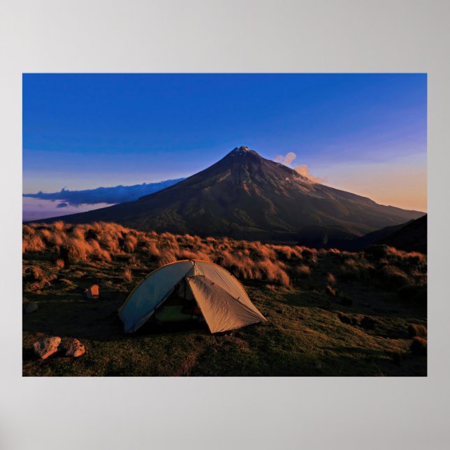 Taranaki Campsite Poster (Front)