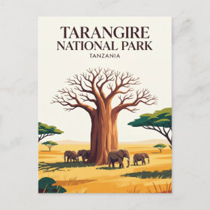 Tarangire National Park Tanzania Postcard