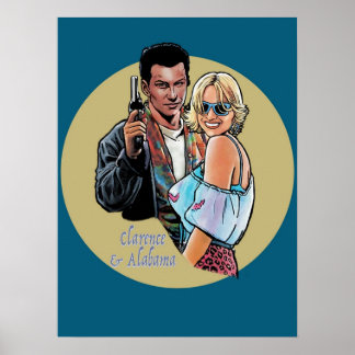 Tarantino True Romance  Clarence  Alabama Poster