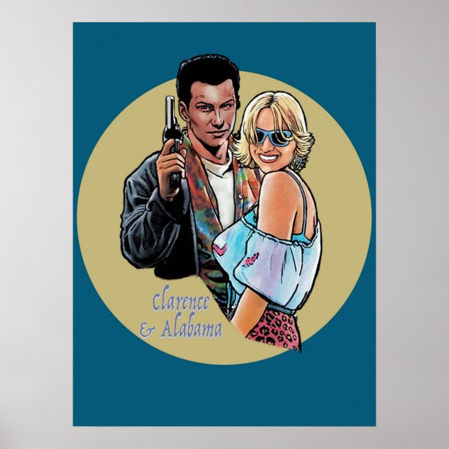 Tarantino True Romance  Clarence  Alabama Poster (Front)