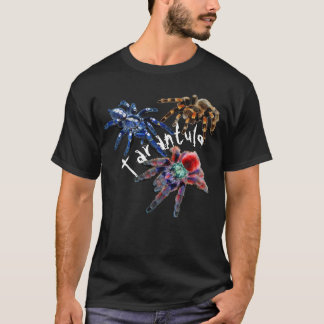 Tarantula blue/red/orange/black tarantula spider T-Shirt