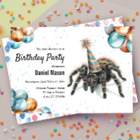 Tarantula Creepy Cute Spider Bug Birthday Party