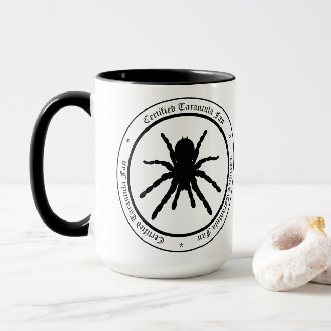 Tarantula Fan Mug (With Donut)