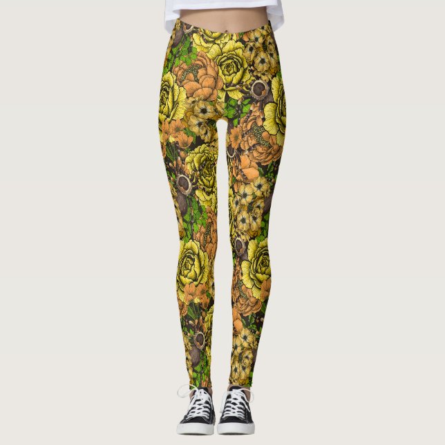 Tarantula garden 1 leggings (Front)