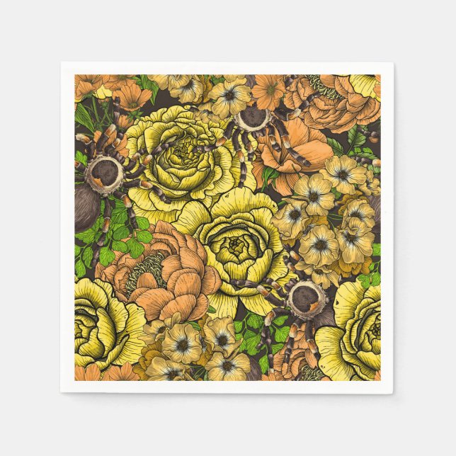 Tarantula garden 1 napkin (Front)