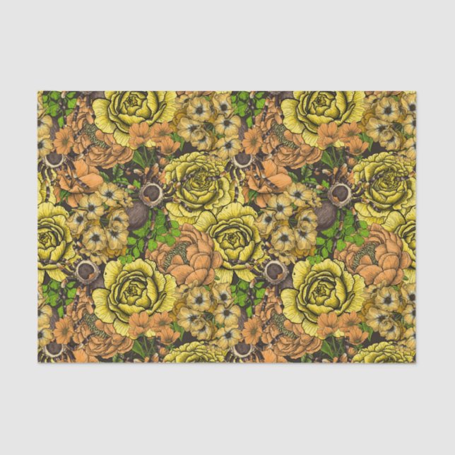 Tarantula garden 1 tissue paper (Front)