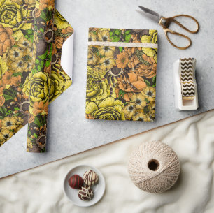 Tarantula garden 1 wrapping paper
