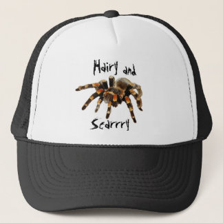 Tarantula, hairy and scarrry, spider trucker hat