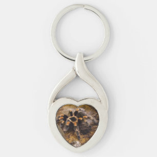Tarantula Heart Keychain