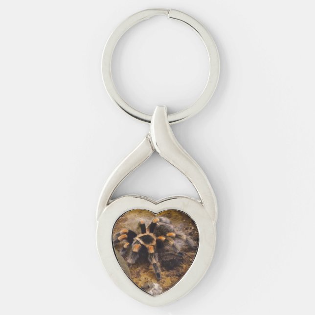 Tarantula Heart Keychain (Front)