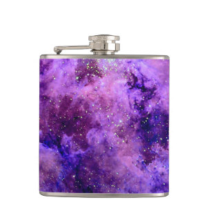 Tarantula Nebula 30 Doradus Hubble Space Photo Hip Flask