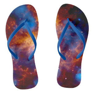 Tarantula Nebula Adult Flip Flops