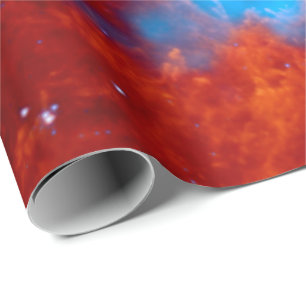 Tarantula Nebula Colourful Infrared Space Photo Wrapping Paper