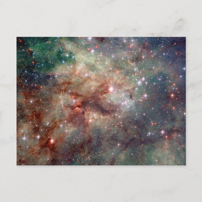 Tarantula Nebula Hubble Space Postcard (Front)