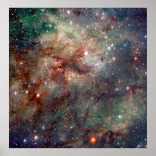 Tarantula Nebula Hubble Space Poster