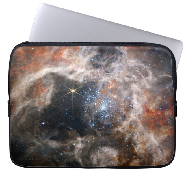 Tarantula Nebula Image from JWST Laptop Sleeve (Front)