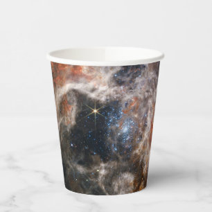 Tarantula Nebula Image from JWST Paper Cups