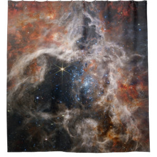 Tarantula Nebula Image from JWST Shower Curtain