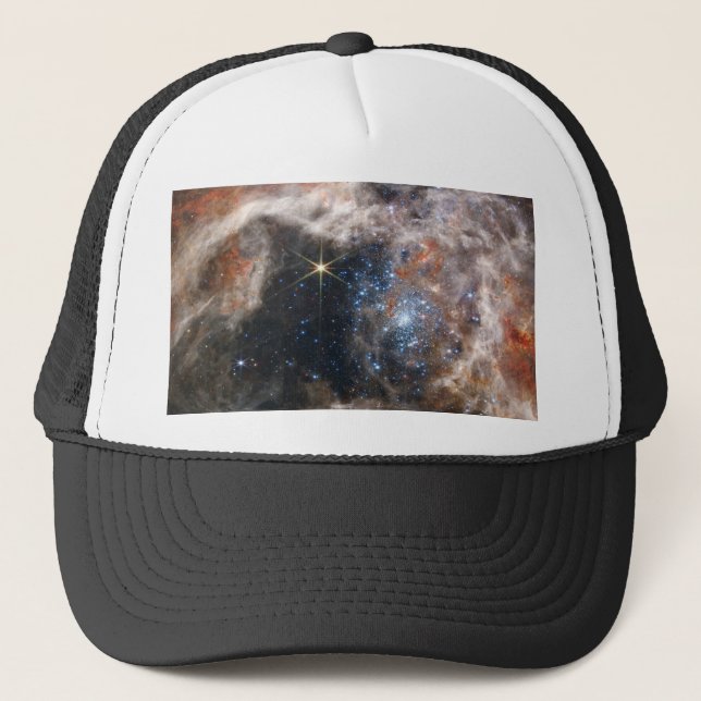 Tarantula Nebula Image from JWST Trucker Hat (Front)