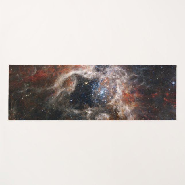Tarantula Nebula Image from JWST Yoga Mat (Front (Horizontal))